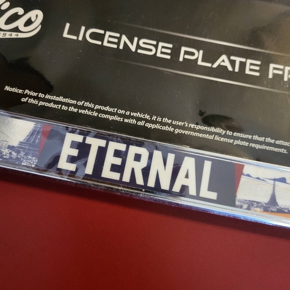NEW Rico Paris Eternal License Plate Frame - Picture 4 of 12